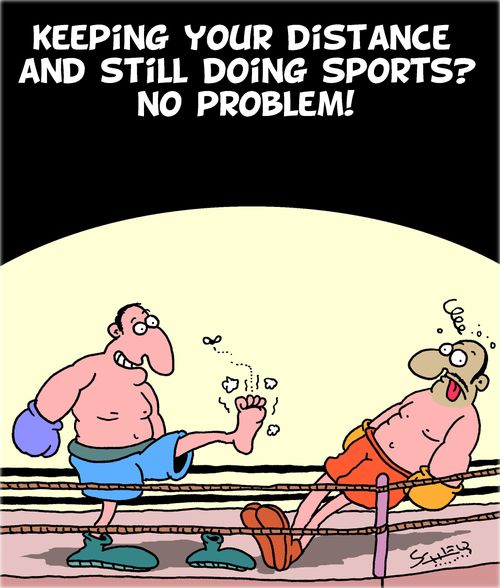 Keeping your Distance and still doing sports? No problem!