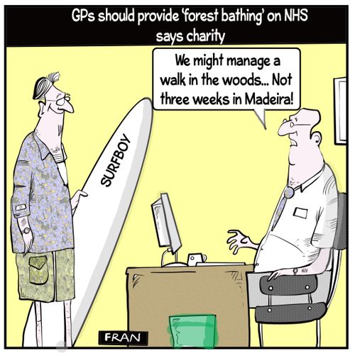 GPs should provide 'forest bathing' on the NHS says charity.
