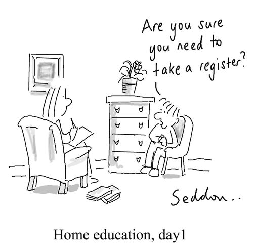 Home education, day 1