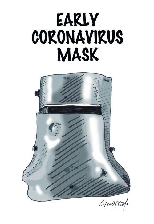 Early coronavirus mask 