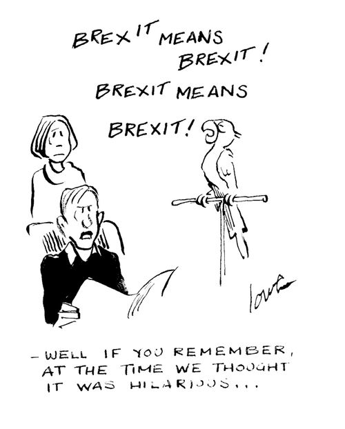 "Well if you remember, at the time we thought it was hilarious..."