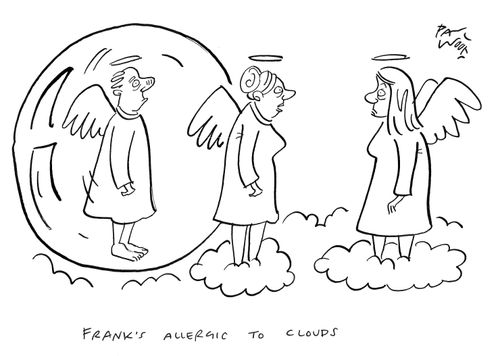 Frank's allergic to clouds