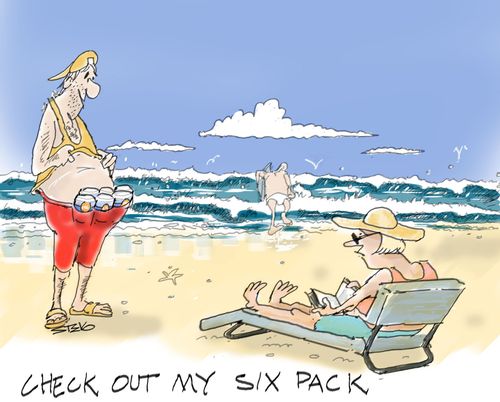 Check out my six pack.
