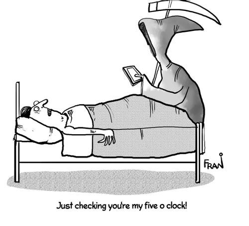 Just checking you're my 5 o'clock!