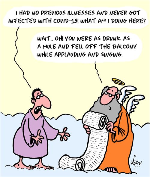 "I had no previous illnesses and never got infected with COVID-19! What am I doing here?"