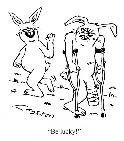 "Be lucky!"
