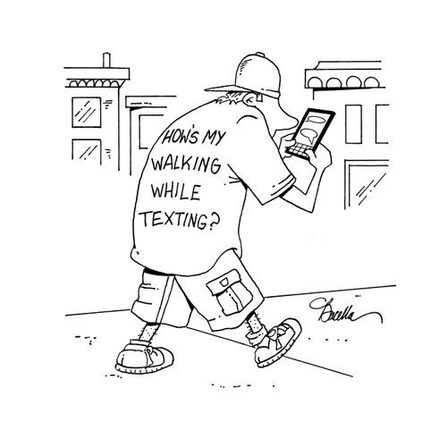 How's My Walking While Texting?
