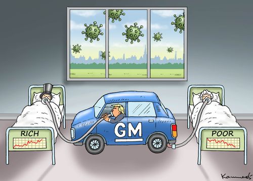 Trump asks GM to make ventilators.