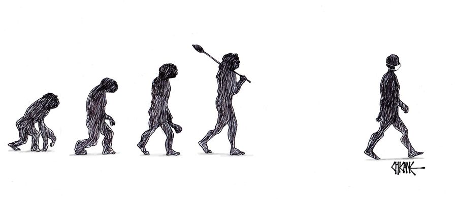 Social Distancing Evolution