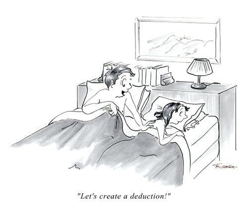 "Let's create a deduction!"