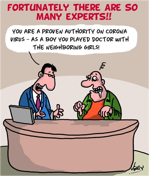 Fortunately there are so many experts!!