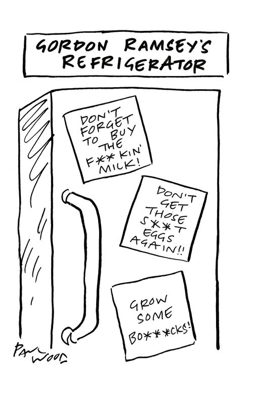 Gordon Ramsey's Refrigerator