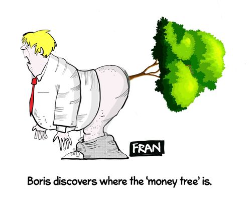 Boris discover is where the 'money tree' is.