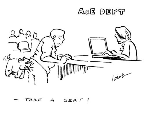 A&E Department: "Take a seat!"
