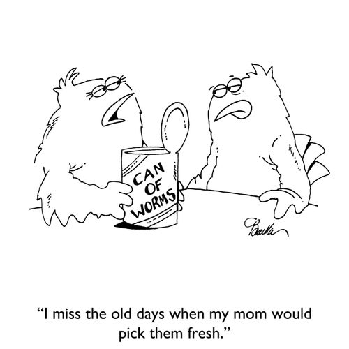 "I miss the old days when my mom would pick them fresh."