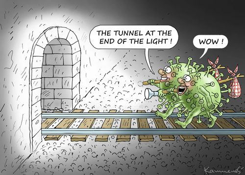 "The tunnel at the end of the light!"