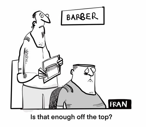 "Is that enough off the top?"
