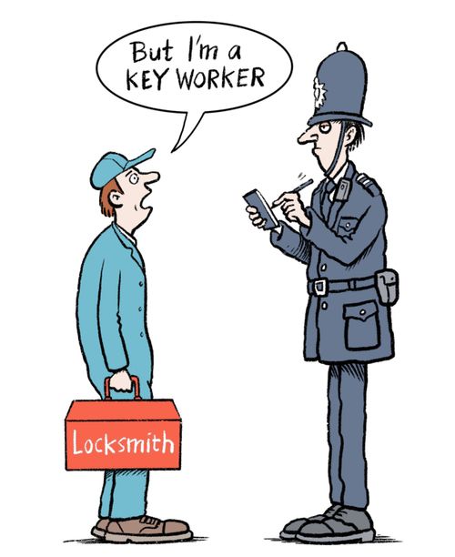 "But I'm a key worker."