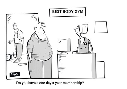 "Do you have a one day a year membership?"