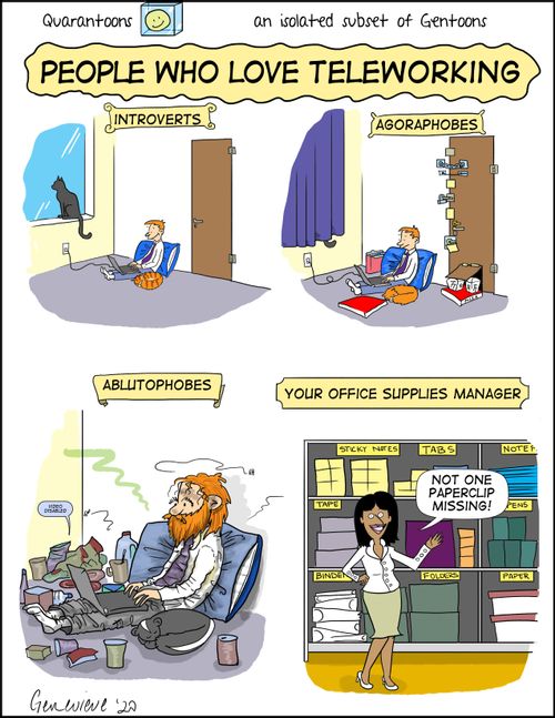 People Who Love Teleworking