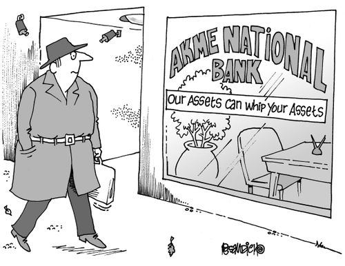 Akme National Bank: Our Assets Can Whip Your Assets.