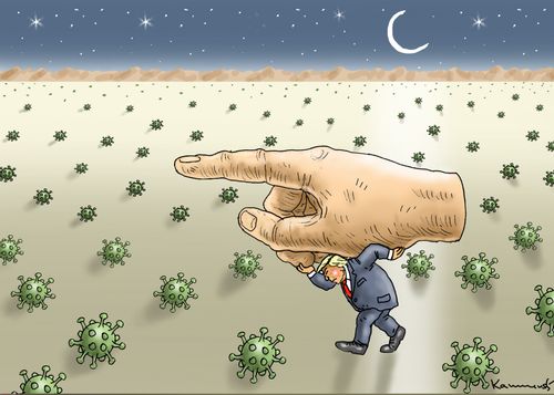 Trump is looking for the culprit