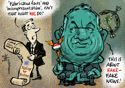 'Fabricated facts' and 'misrepresentation', isn't that what we do?"