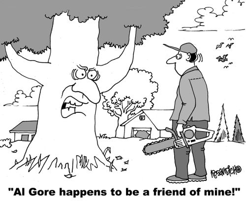 "Al Gore happens to be a friend of mine."