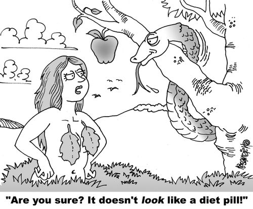 "Are you sure? It doesn't look like a diet pill!"