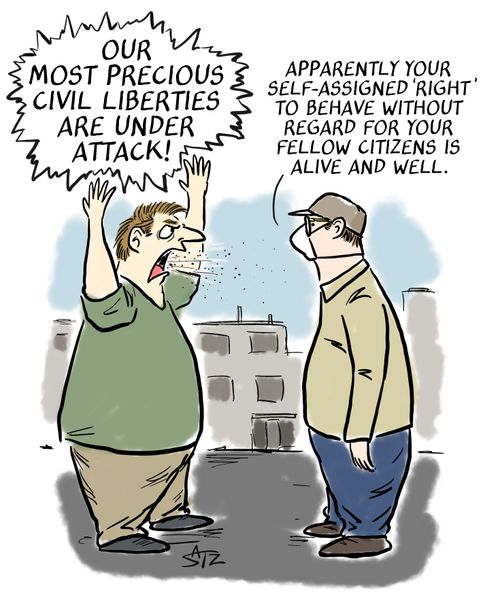 "Our most precious civil liberties are under sttack!"