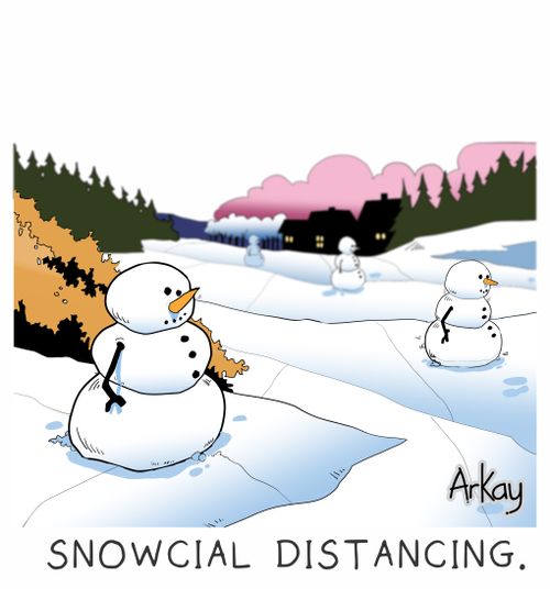 Snowcial Distancing