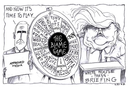 And now it's time to play. . . The Blame Game