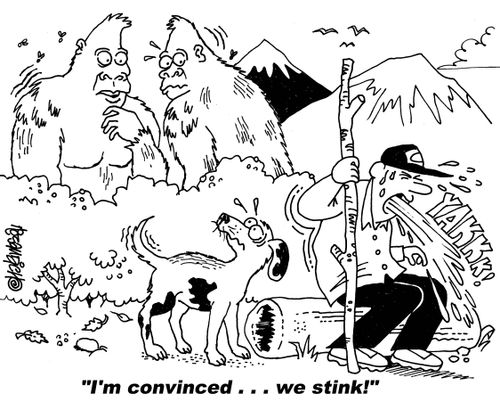 "I'm convinced. . .We stink!"