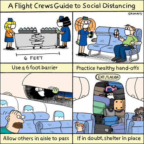 A Flight Crews Guide to Social Distancing