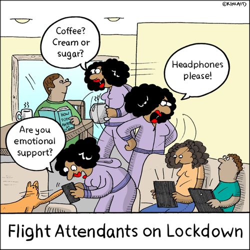 Flight Attendants on Lockdown