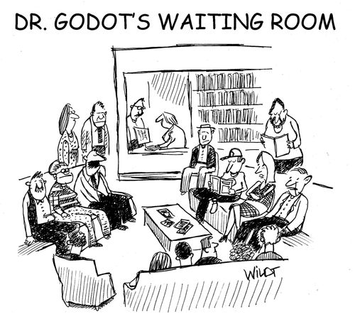 Dr. Godot's waiting room.
