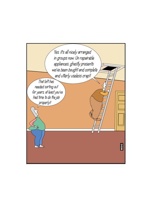 "That loft has needed sorting out for years, at least you've had time to do the job properly!!"