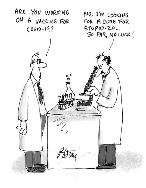 "Are you working on a vaccine for Covid-19?"