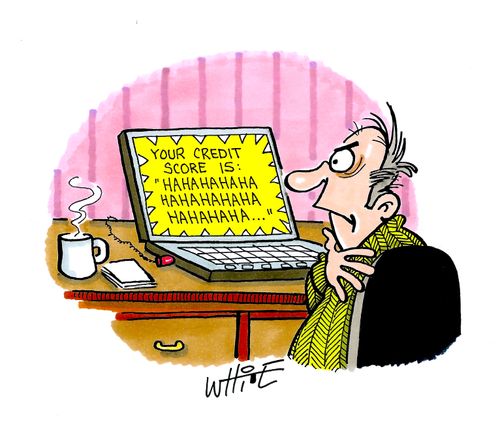 Your credit score is hahahahahahahah.....