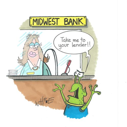 "Take me to your lender!!"