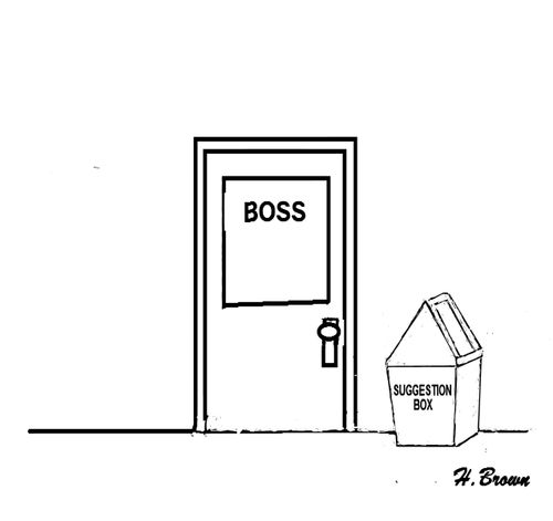 Boss: Suggestion Box Bin