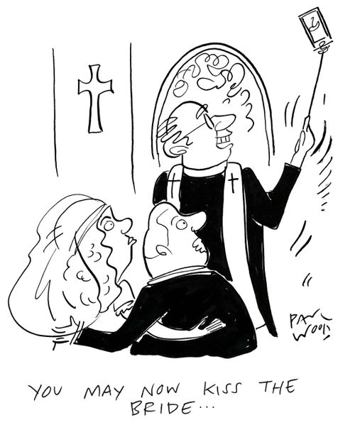 "You may now kiss the bride..."