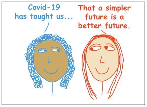 "Covid-19 has taught us. . ."