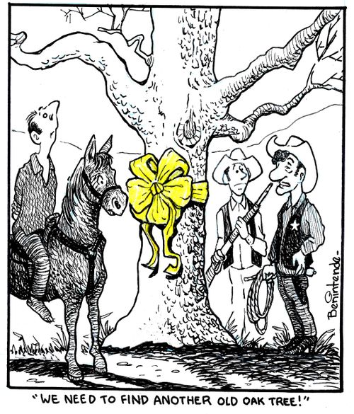"We need to find another old oak tree!"