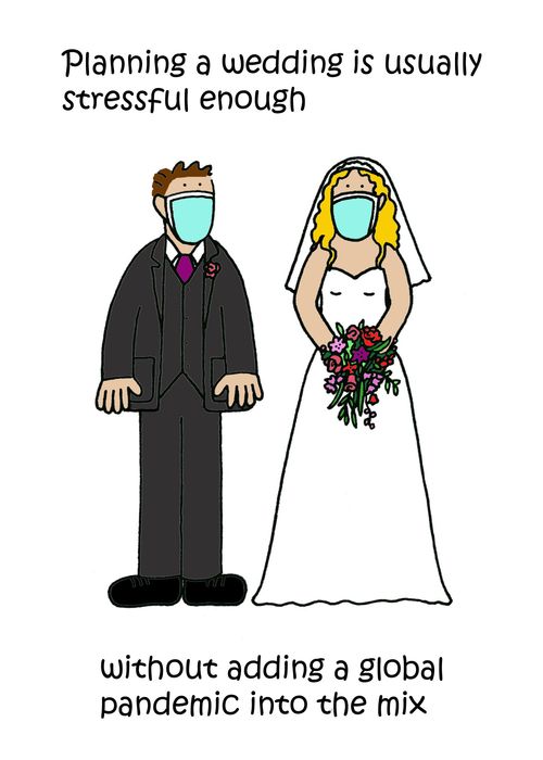 Planning a wedding is usually stressful enough without adding a global pandemic into the mix.