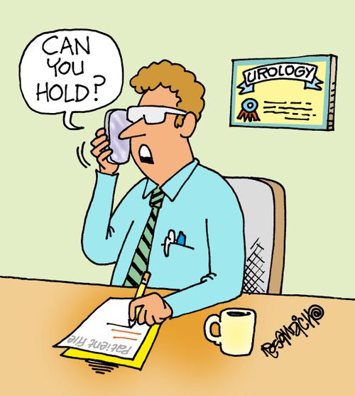"Can you hold?"