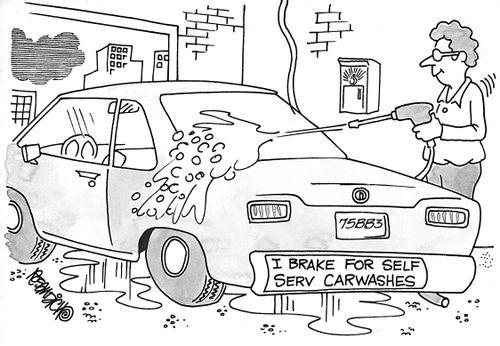 I Brake For Self Serv Carwashes