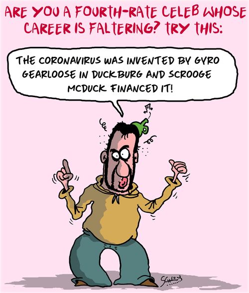 Are you a fourth-rate celeb whose career is faltering? . . .