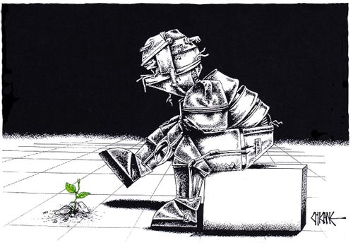 Nature rebels against the machine