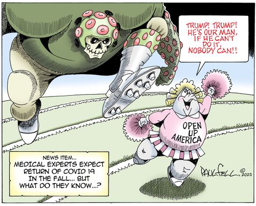 Medical Experts Expect Return of Covid 19 in the fall. . . but what do they know. . .?